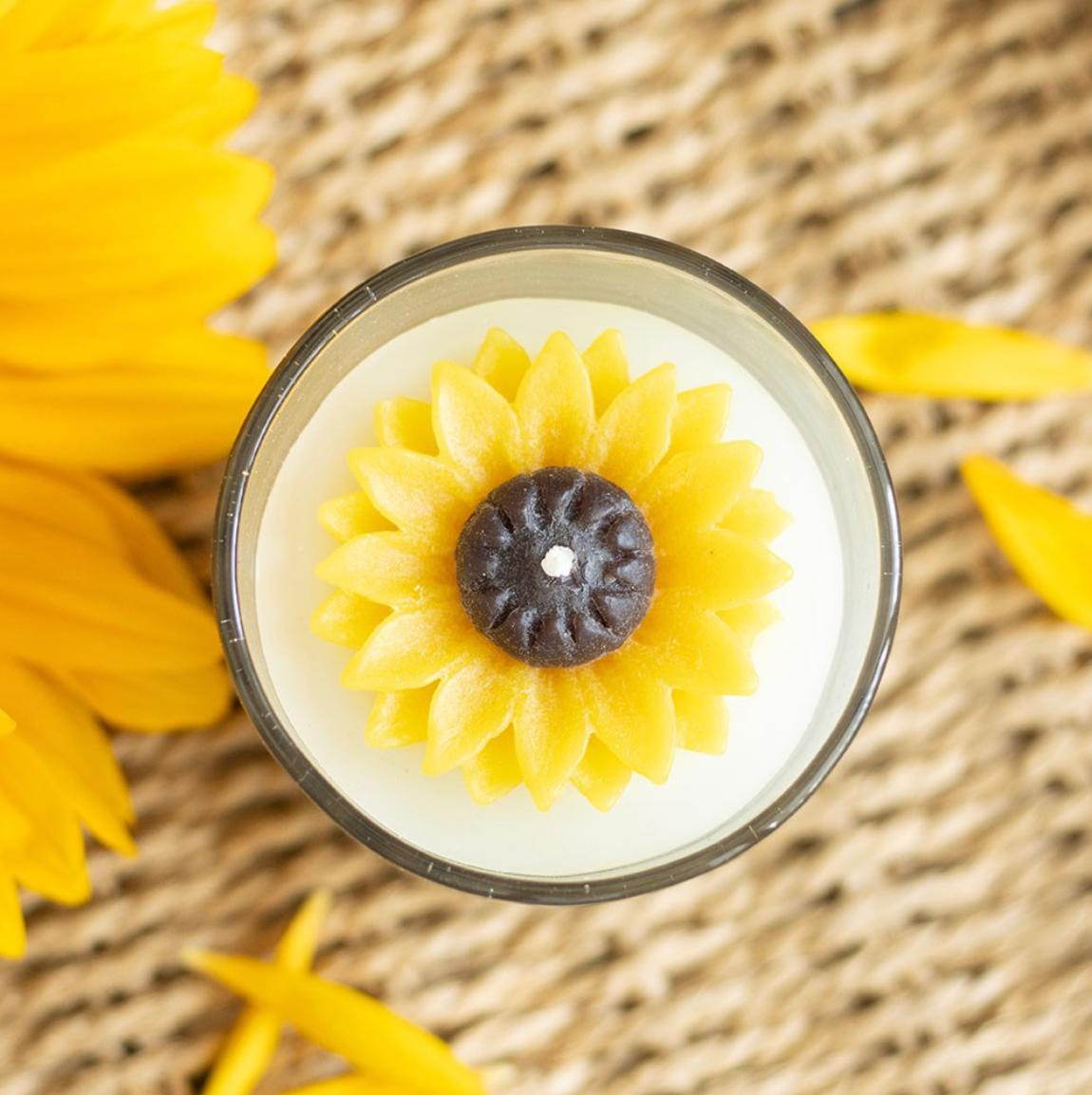 Your Are My Sunshine Candle With 3D Sunflower