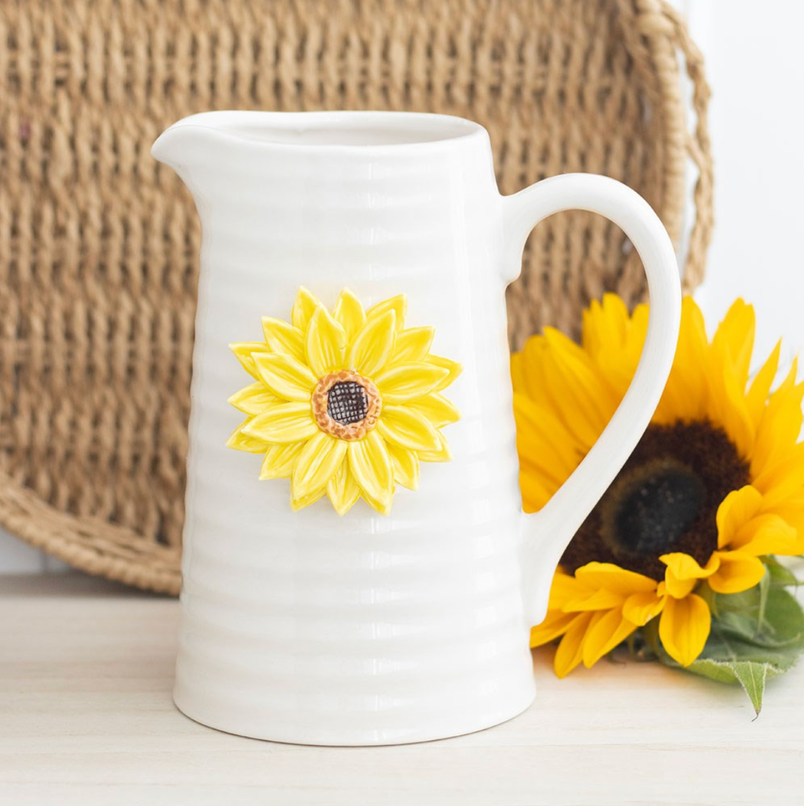 Sunshine Ceramic Flower Jug