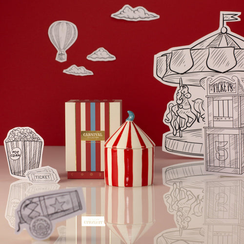 Carnival: Ringmaster Red Candle - Plum & Pomegranate