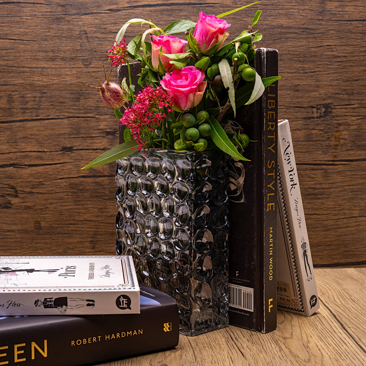 Book Vase: Grey